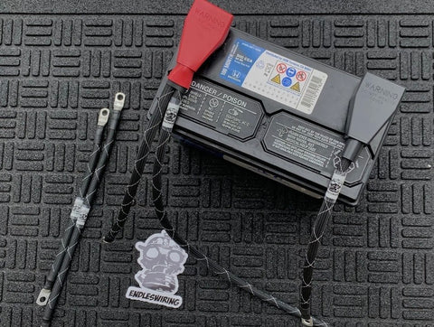 96-00 HONDA CIVIC EK CHARGE GROUND WIRE KIT COMBO